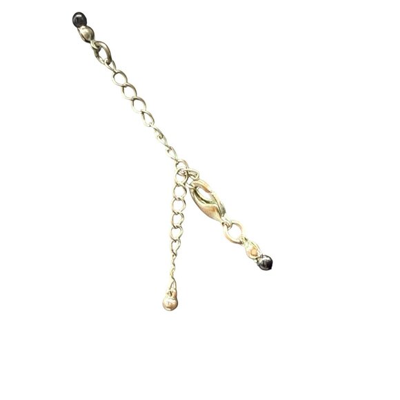 Black & Red Statement Beaded Necklace 19-22" Chunky Geometric - Picture 9 of 9